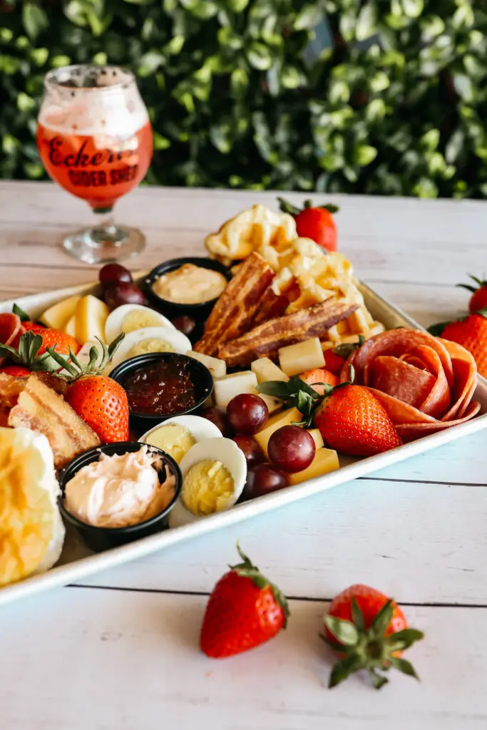 Enjoy brunch in the Cider Shed every Sat & Sun