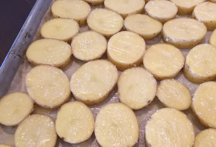 Baking Potato Slices