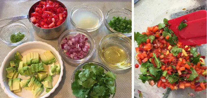 Strawberry Salsa Ingredients