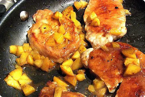 Peach Pork Chops