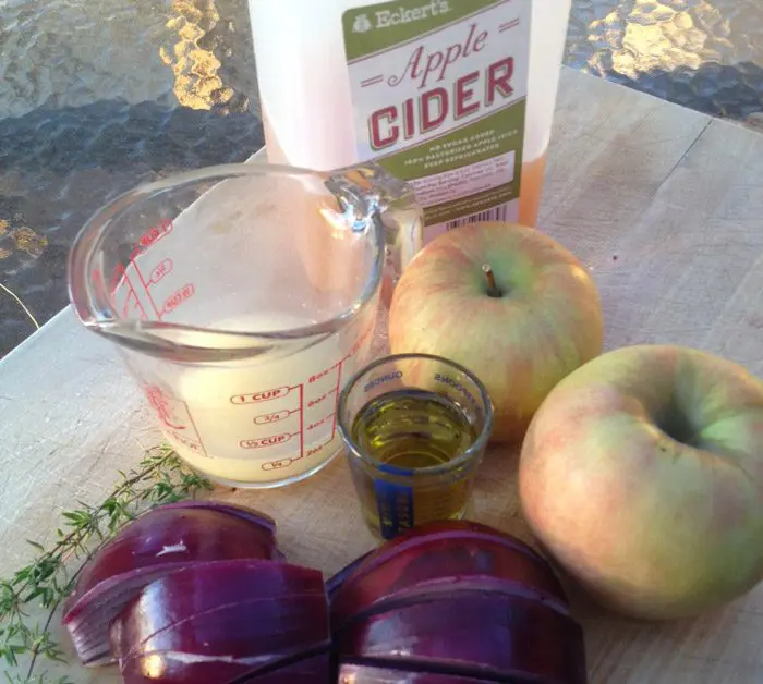Oven Baked Pork and Apple Ingredients