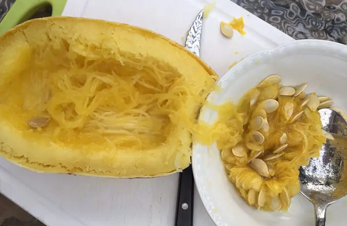 step 2 -cut open remove seeds