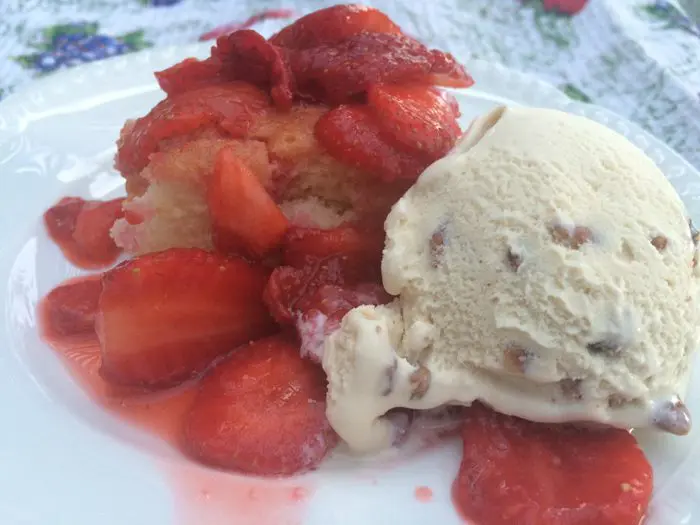 Strawberry Sponge Cake