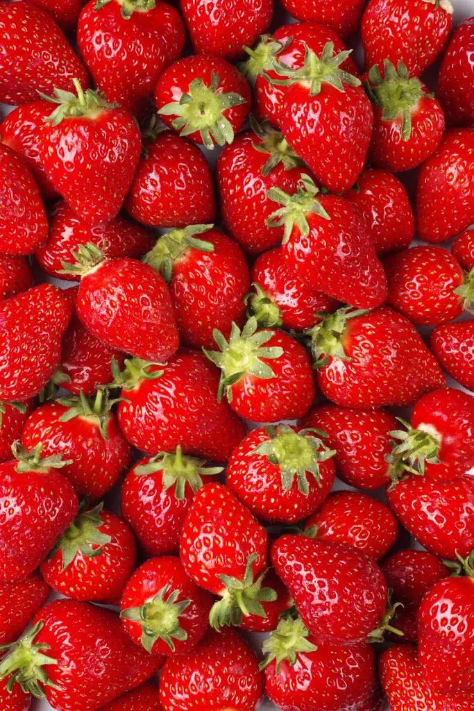 Strawberries Close Up.