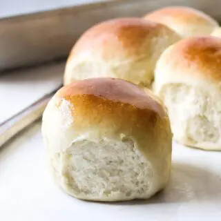 Yeast Rolls close up