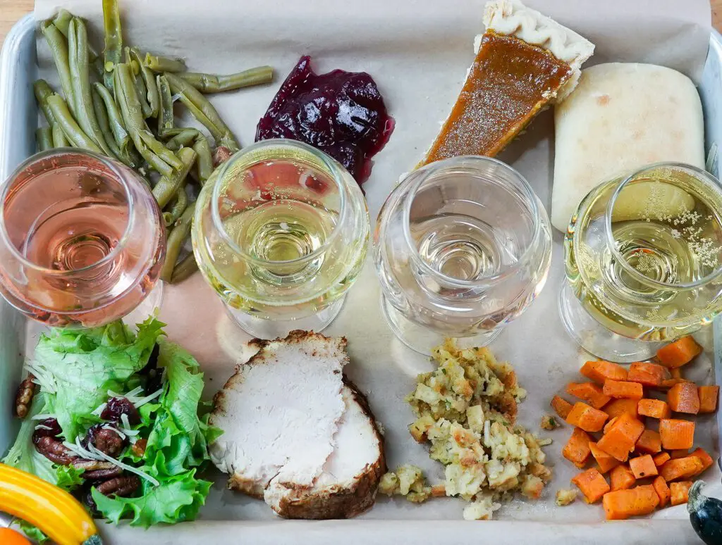 Friendsgiving in Cider Shed - food and cider