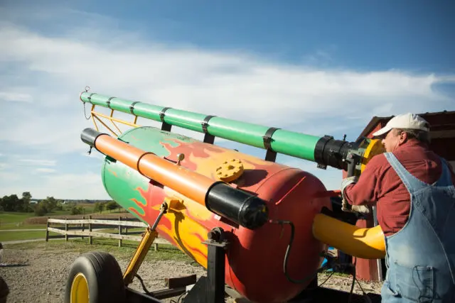 Pumpkin Cannon Millstadt Farm