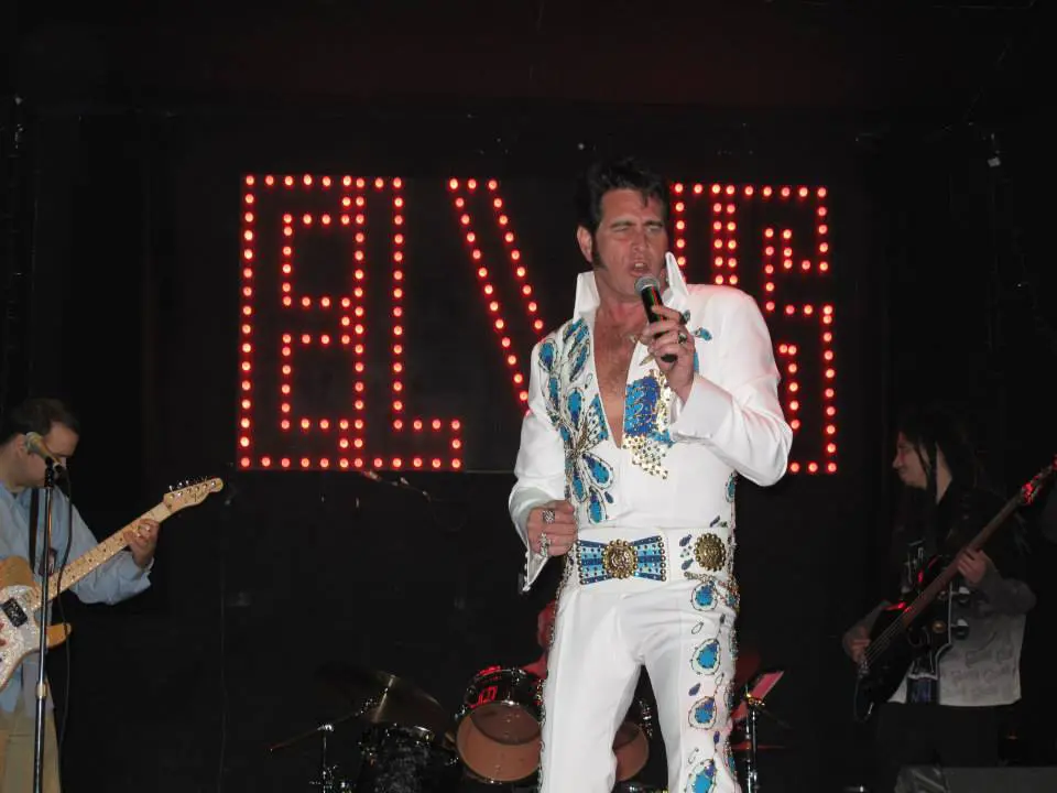 Cider Shed Live Music; Jeff Caldwell and the Vinyl Fronteir Band (Elvis impersonator)