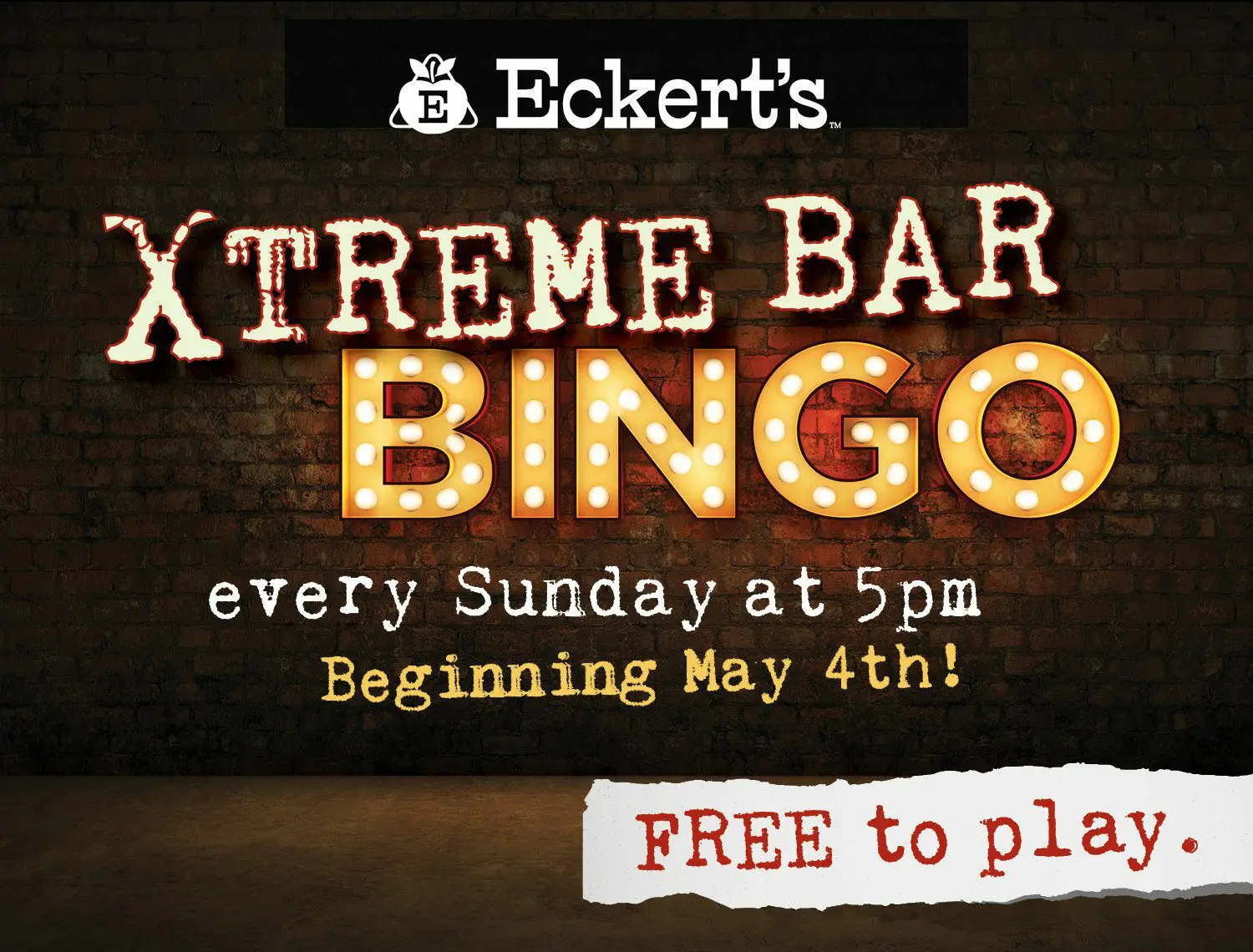 Bar Bingo at Eckert's Cider Shed