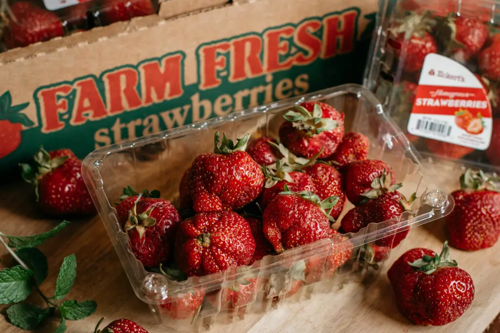 Homegrown Strawberries for purchase