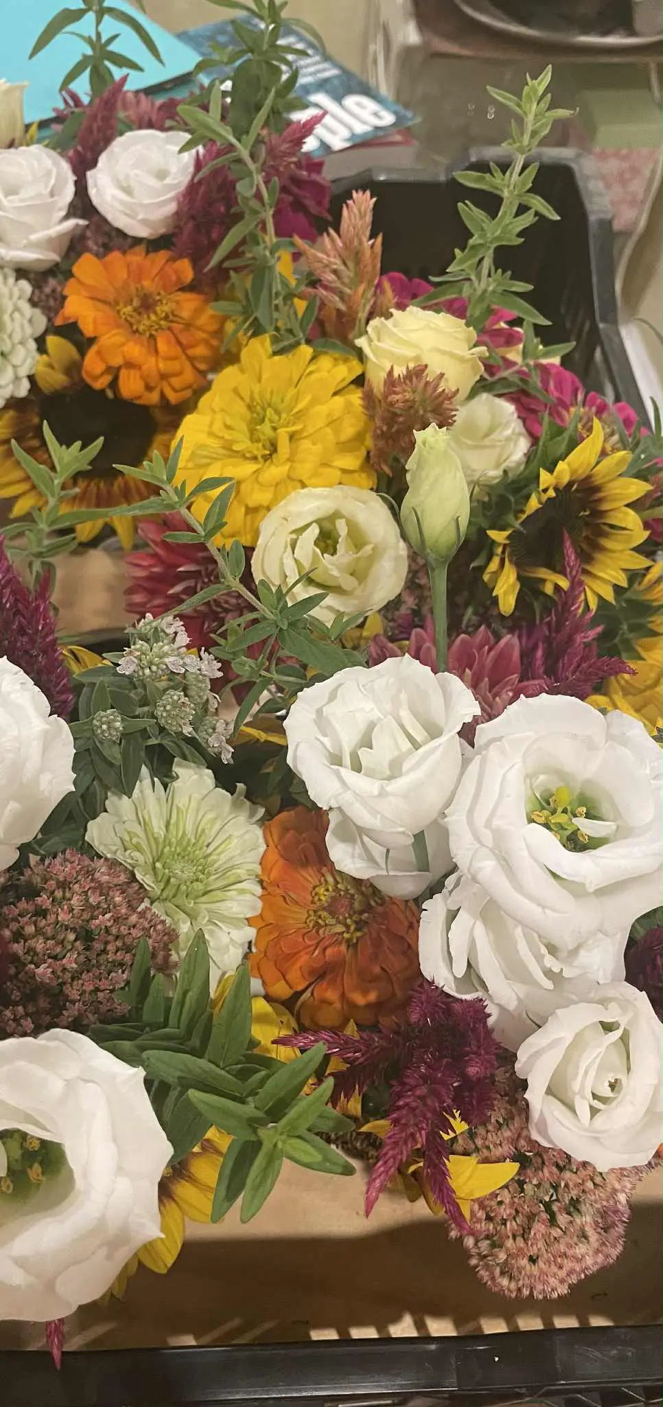 fall flower arranging class at eckerts