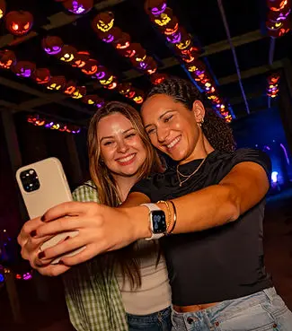 Jacks Lighted Trail selfie photos