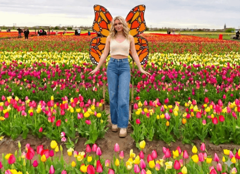 Girl with Butterfly Wings