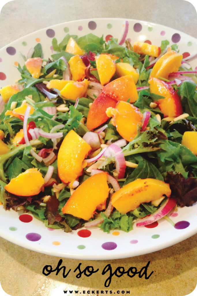 Eckert's Grilled Peach Salad