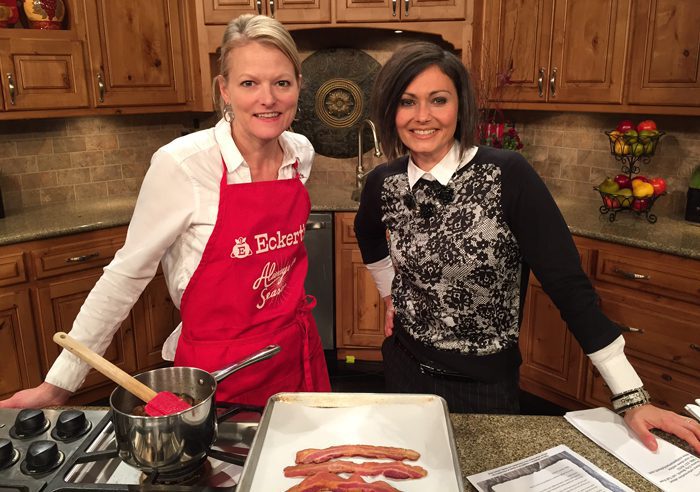 KSDK and Angie Eckert Making Bacon Jam