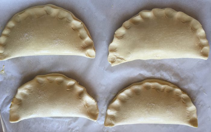 Peach Pie Pockets - Ready for the Oven