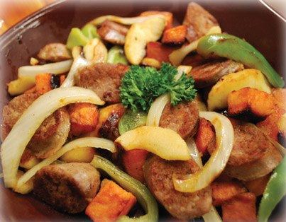 Applewurst Sweet Potato Skillet Recipe